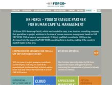 Tablet Screenshot of hrforce.at