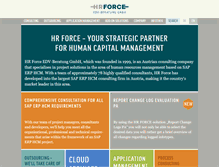 Tablet Screenshot of hrforce.com